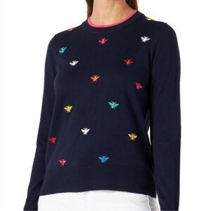 Joules embroidered bee sweater